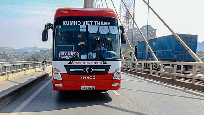 Xe khách Kumho có cung đường di chuyển thuận tiện đến Hạ Long